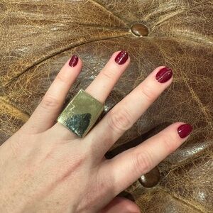 Sculptural Gold Ring